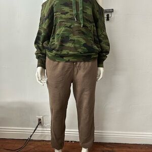 Made heavy French terry Brown Pants